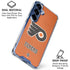 NHL Philadelphia Flyers Distressed Galaxy S25 Clear Case